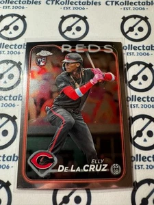 2024 Topps Chrome Baseball Elly De La Cruz rookie card RC #44 Reds - Picture 1 of 2