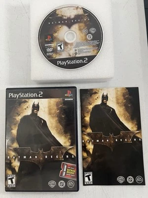 Batman Begins (PlayStation 2, PS2) CIB Complete w/ Ticket - Dark Knight - TESTED - Image 1 of 4
