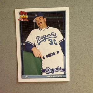 1991 Topps Traded Kirk Gibson Baseball Card #46T Mint - Picture 1 of 2