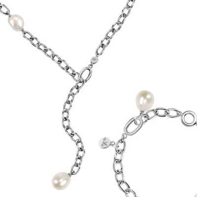 Set Armband Und Halskette Stahl Frau Morellato Orient Natürliche Perlen SARI16 - Bild 1 von 4