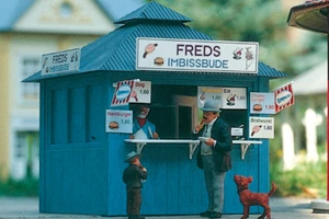PIKO 62021 G Scale Freds Snack Bar Kit - Picture 1 of 1