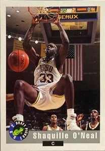 1992 Classic Draft Pick #1 Shaquille O'Neal Rookie Card - Picture 1 of 2