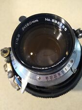 Mamiya Sekor 150mm 5.6 medium format lens for Mamiya Press cameras. Free ship