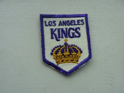  los angeles kings NHL crest logo 1969  embroidered  2 1/2  X 2 inch like new - Image 1 of 2