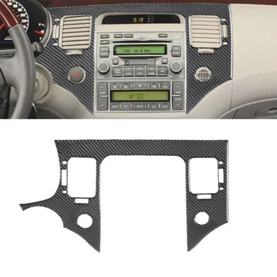 For Hyundai Azera 06-11 Carbon Fiber Center Console Air Vent Outlet Panel Cover - Изображение 1 из 4