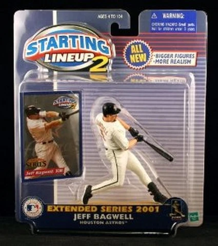 Jeff Bagwell Houston Astros MLB Starting Lineup 2 action figure NIB Hasbro NIP Cover