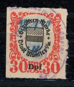 Germany local revenue Münster fiscal Stempelmarke - Picture 1 of 1