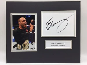RARE Eddie Alvarez UFC Signed Photo Display + COA + PROOF AUTOGRAPH MMA BOXING - Picture 1 of 4