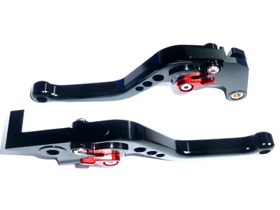 JUEGO PALANCAS FRENO Y EMBRAGUE CORTAS NEGRAS YAMAHA XSR900 ABS 2016-2021 PISTA CARRERA Foto 1 de 4