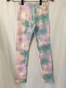NWT Wonder Nation Tough Cotton Leggings Girls Pink Blue Tie Dye many sizes - Picture 1 of 4