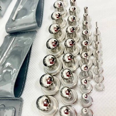 VENTA Tapones de acampanada individuales de acero quirúrgico de tamaño medio y conos de acero quirúrgico 18 g-00 g Foto 1 de 3