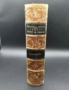 Charles Dickens Christmas Stories A Child's History Of England, Chapman,Rare HTF - Picture 1 of 12