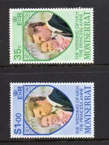 MONTSERRAT POSTFRISCH 1973 SG322-323 KÖNIGLICHE HOCHZEIT - Bild 1 von 1