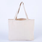 Lot PACK 5 Canvas Cotton Tote Bag Women Shopping Handbag Reusable DIY Craft