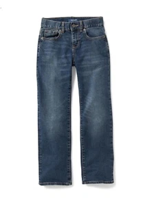 Old Navy Boys Built-In-Flex Straight Medium Wash Jeans Size 10 Plus - Picture 1 of 2