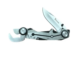 Titan Folding Knife with Locking Jaw Wrench NEW Sealed - Picture 1 of 3