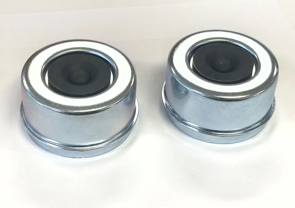 QBBC (Qty 2) 2.72" Dexter EZ Lube Rubber Plug Dust Cap Grease Cover Trailer Axle Hub