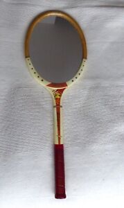 Vintage Upcycled SLAZENGER COSTELLATION Wooden Tennis Racket MIRROR