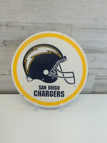 San Diego Chargers 11 Inch Plastic Circle Plaque Unique Display Piece Cover