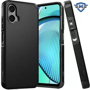 Per Moto G Power 5G 2024 Custodia Doppio Strato Antiurto + Vetro Temperato - Foto 1 di 36
