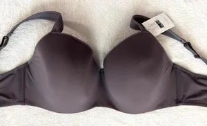 Neu mit Etikett Le Mystere Dream Tisha Vollbus-BH, schieferfarben, $ 65, - Größe 36DDD - Bild 1 von 12