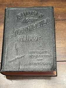 Beautiful Vtg 1949 Audels New Automobile Guide Mechanics Book - Picture 1 of 8