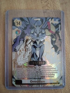 Digimon TCG Omnimon Serialized SEC BT13-112 BT21 Rare Pull 048/350 Serial - Picture 1 of 2