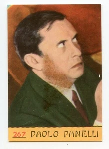 Rara FIGURINA N.267 PAOLO PANELLI Album CANTANTI 1968 PANINI - Foto 1 di 1