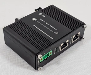 PoE++ Power Injector Hardened Industrial 328ft 12-48V 95W Din Rail Mount IP40 - Picture 1 of 10