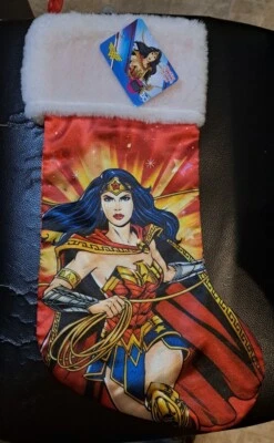 Medias de Navidad DC Wonder Woman 16" | NUEVAS Foto 1 de 2