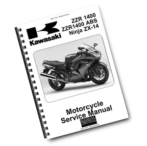 KAWASAKI 2006 2007 - ZZR 1400 ABS NINJA ZX-14 - MANUAL DE REPARACIÓN DE SERVICIO DE TALLER - Imagen 1 de 3