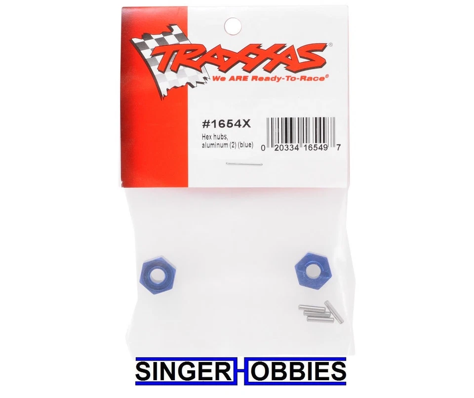Traxxas 1/10 Rally 4x4 VXL * Two 12mm Wheel Hex Hubs & Stub Axle Pins * 1654