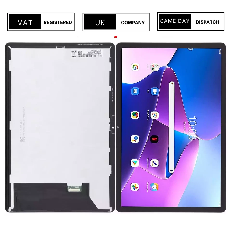 Lenovo Tab M11 TB330FU TB331FC 2024 11" Touch Screen Digitizer LCD Display - Image 1 of 1