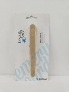 Beauty 360 Emery Boards Dual Sided All-Purpose Nail Touch Ups 10 Ct Great Gift - Picture 1 of 3