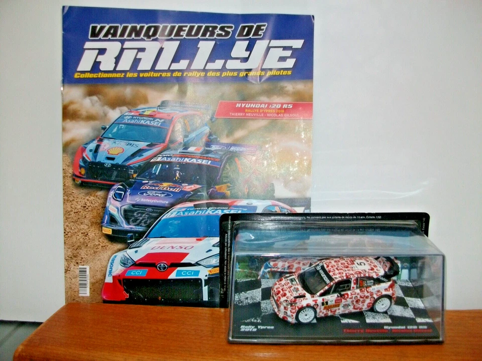 COLLECTION RALLYE N°05 Hyundai I20 R5 Rallye d'Ypres 2018 T. Neuville +revue - Photo 1/3