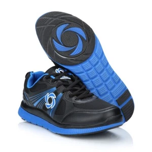Rotasole Men's Court Tennis Shoes 12 Rotating Sole Sneakers Trainer Black/Blue - Picture 1 of 9