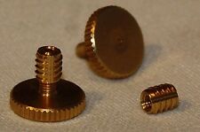 Concertina Parts - Set of  Knurled Brass 13mm or 19mm Hand Strap Screws