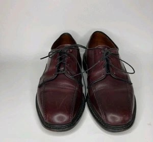Allen Edmonds Dawson Men's US 9.5 Wide EEE Leather Bourbon/Cordovan Shoes - Picture 1 of 7