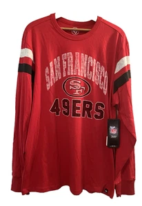 NFL San Francisco 49ers Long sleeve T-shirt Red Mens XL - Picture 1 of 11