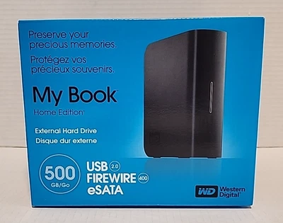 Western Digital WD5000H1CS-00 My Book Home Ed. Ext. 500GB Hard Drive NIB USB 2.0 - Image 1 of 4