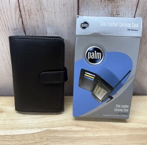 Véritable étui en cuir Palm Pilot PDA pour Palm série VII - Vintage OEM NOS - Photo 1 sur 7