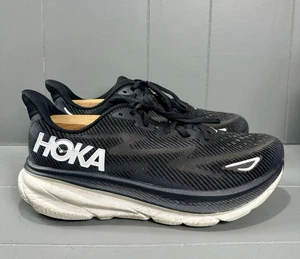 Hoka One One Clifton 9 1127896 BWHT schwarze Damen-Laufschuhe Turnschuhe Größe 9,5B - Bild 1 von 13