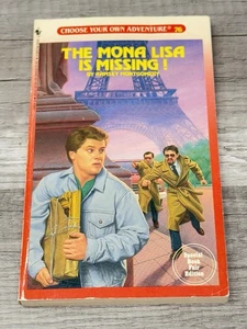 Choose Your Own Adventure #76 The Mona Lisa Is Missing! Montgomery 1988 1st Ed. - Foto 1 di 5