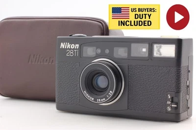 🎦Meter Works [Top MINT w/ Case] Nikon 28Ti 35mm Point & Shoot Film Camera JAPAN - Image 1 of 4