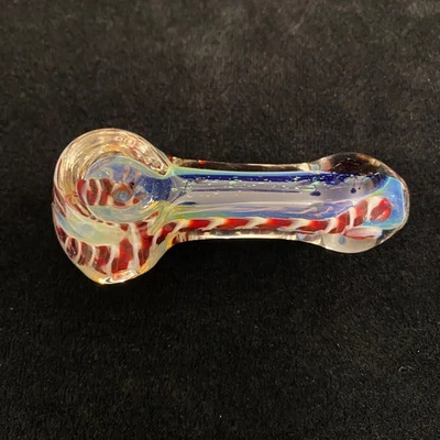 Small Hand-Blown Glass Pipe - Image 1 of 4