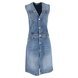 Stella McCartney Vintage Gilet Dress in Blue Denim - Picture 1 of 3