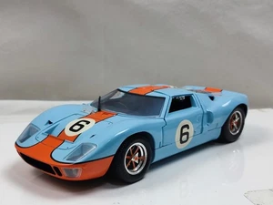 UNIVERSAL HOBBIES 1:18 1969 FORD GT40 LE MANS Gulf Livery - Picture 1 of 9