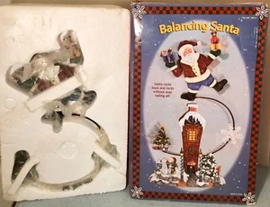 COSTCO 456112-BALANCING SANTA ROCKING DISPLAY 20" TALL NEW OPENED BOX - Picture 1 of 13
