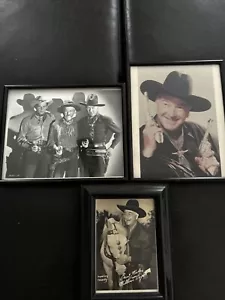 Vintage Framed Hopalong Cassidy Pictures - Picture 1 of 6