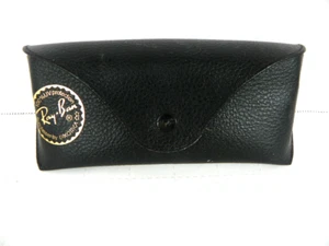 RAY-BAN SCHWARZ PILOTENETUI SONNENBRILLE BRILLE DRUCKKNOPFVERSCHLUSS - Bild 1 von 3